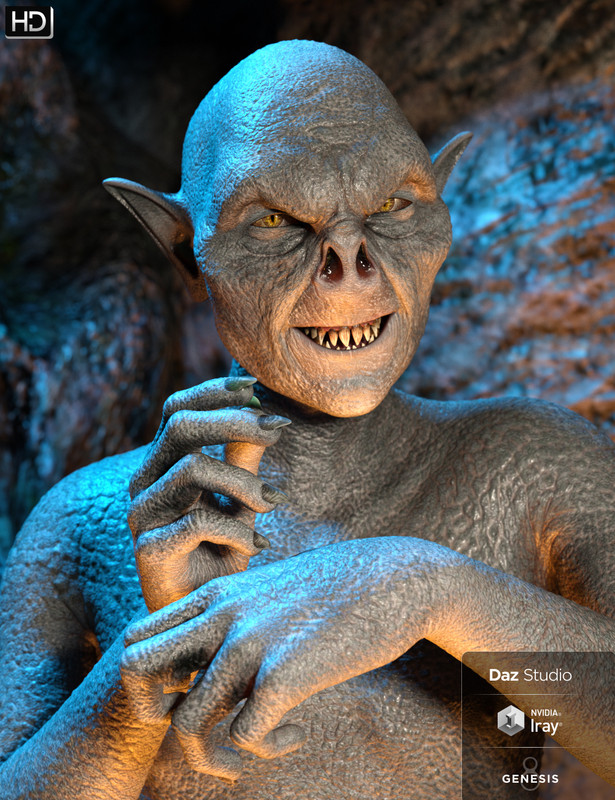 Goblin Raider HD for Genesis 8 Male