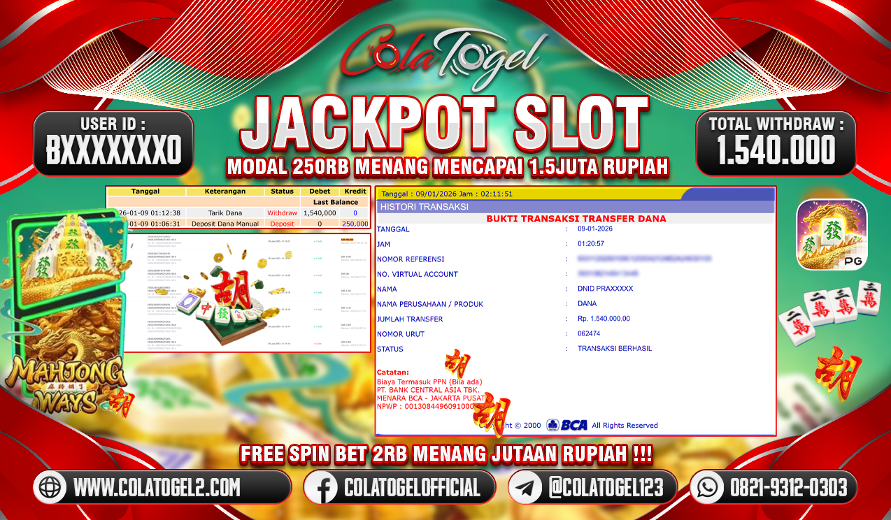 JACKPOT SLOT GACOR!!