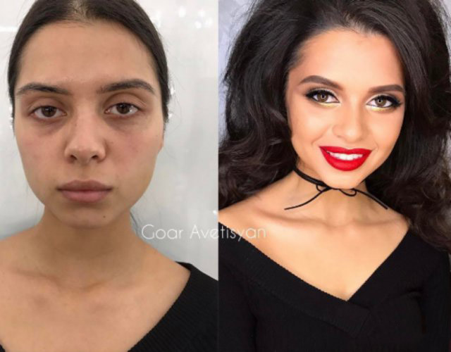 Чудеса макияжа: впечатляющие перевоплощения