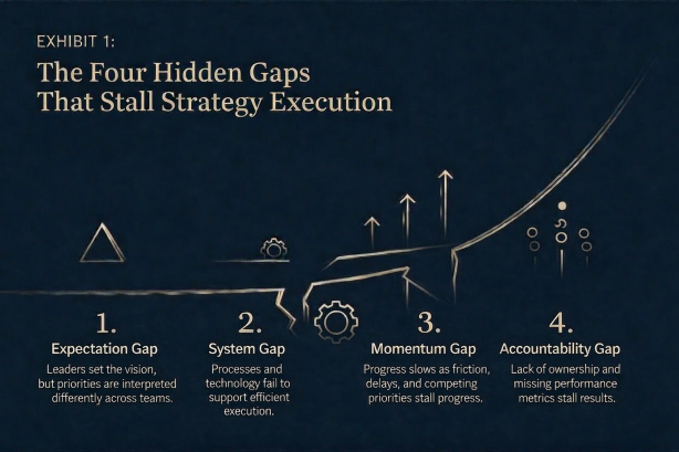 The Four Hidden Gaps That Stall Strategy Execution