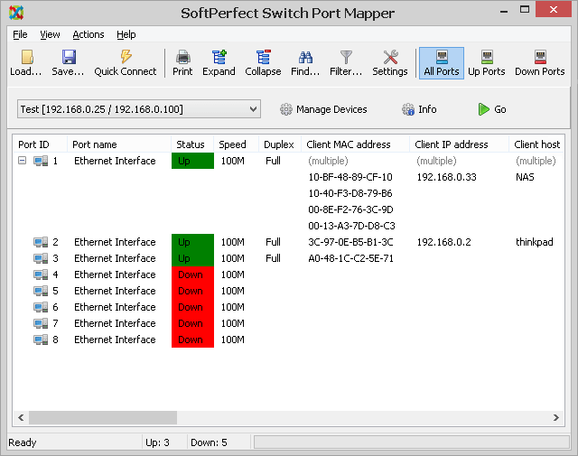 SoftPerfect Switch Port Mapper 3.1.5