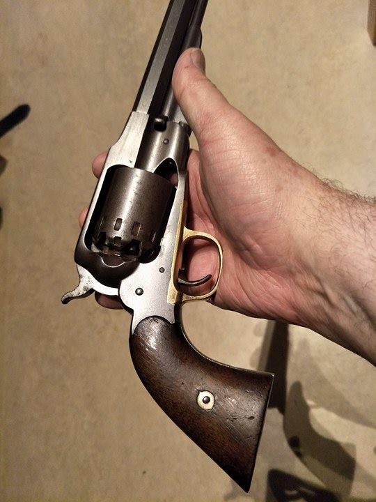 Mon revolver Remington 1858 NMA original fabriqué en 1864 ... 21984327-353560058417875-208535471-n