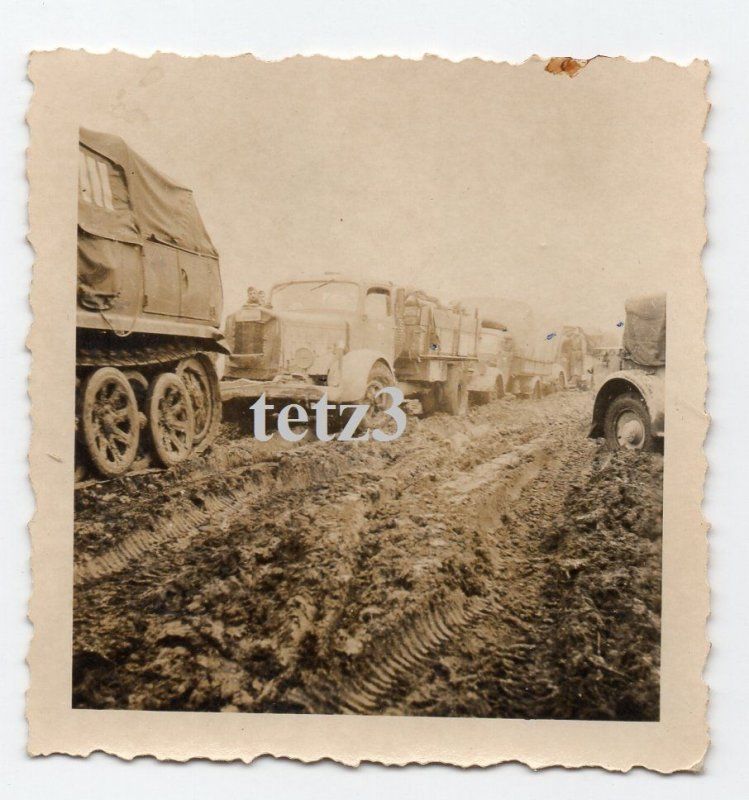 1941 Vorm.SDkfz LKW Halbkette PKW Kübel Schlamm