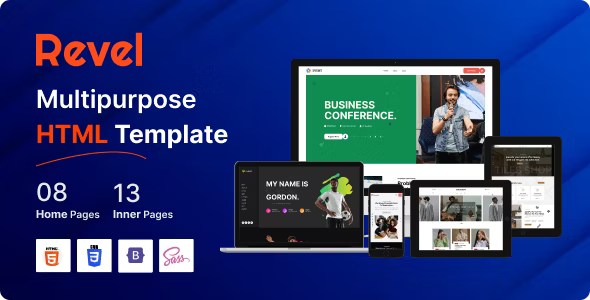 Revel – The Multipurpose HTML5 Template