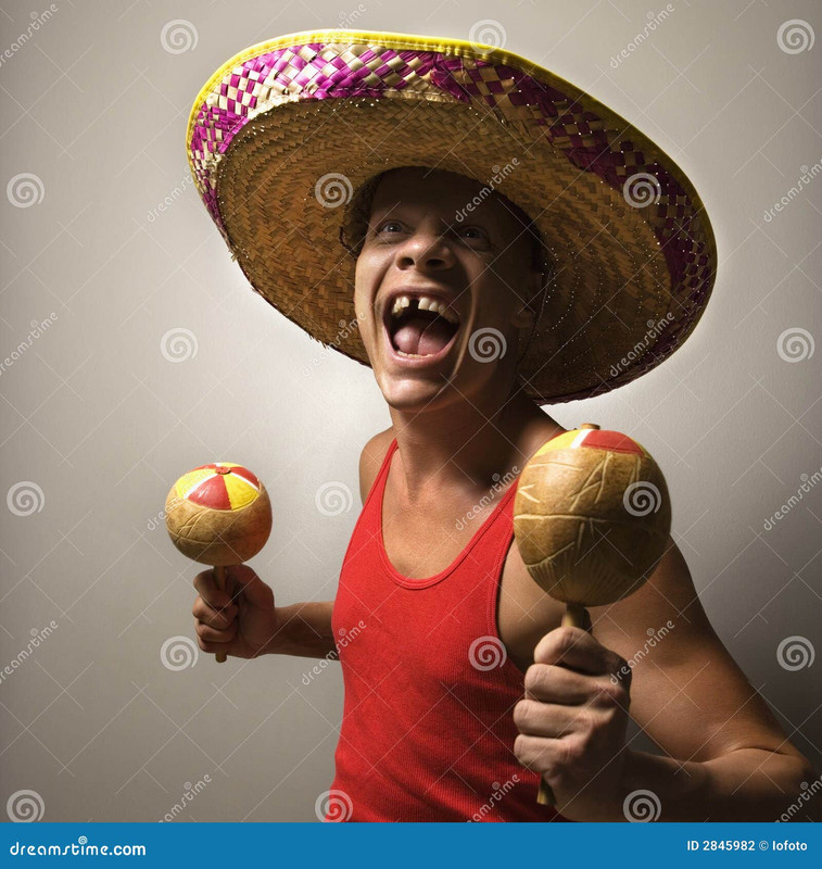 homme avec le sombrero et les maracas 2845982 259172301