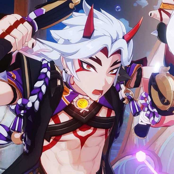 itto sceaming at paimon