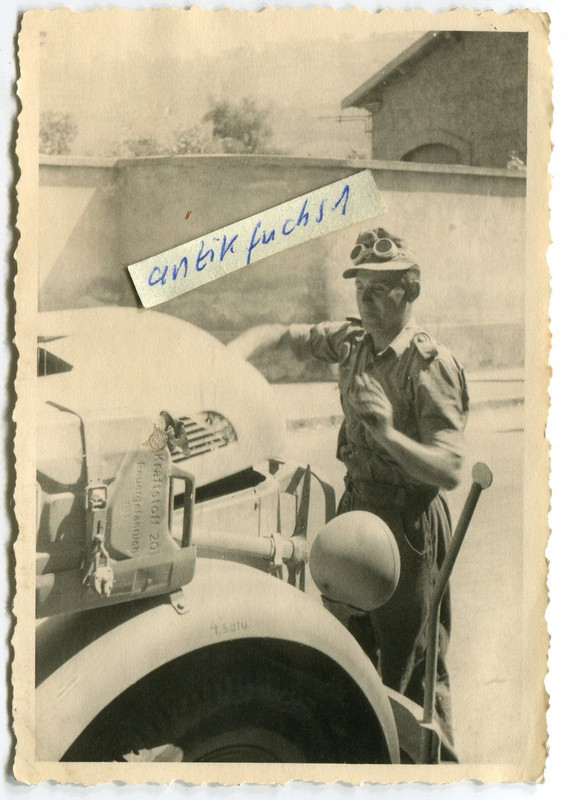 Steyer-Militär-Kübelwagen bei Cassino 1944 , Monte Cassino in It