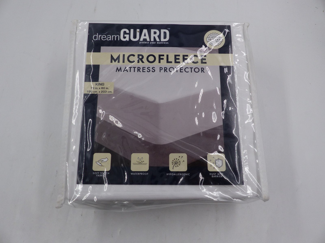 DREAMGUARD KING SIZE MICROFLEECE MATTRESS PROTECTOR WATERPROOF MP002033F