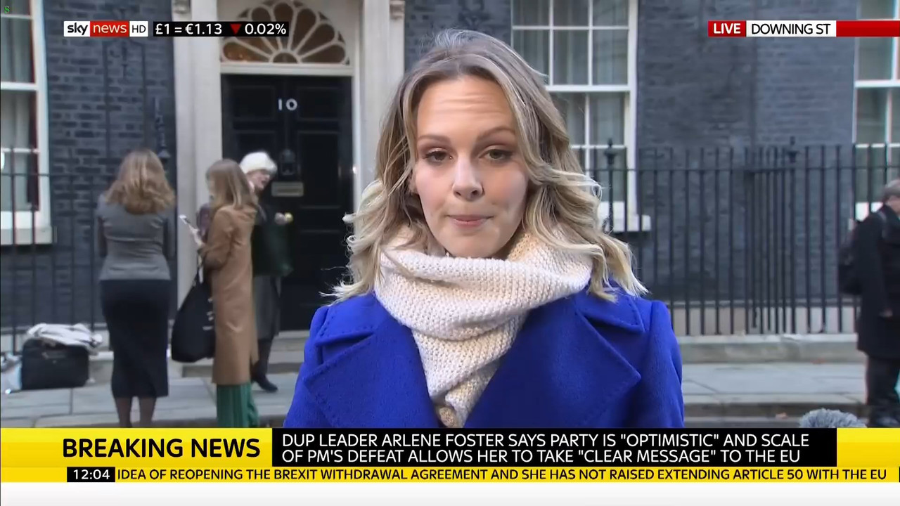 17 January - 12.00.00 - Sky News. Colin Brazier and Jayne Secker