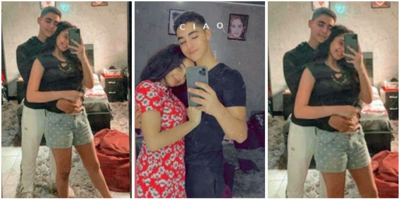 Cute couple leaked snaps mirror selfie video kissing