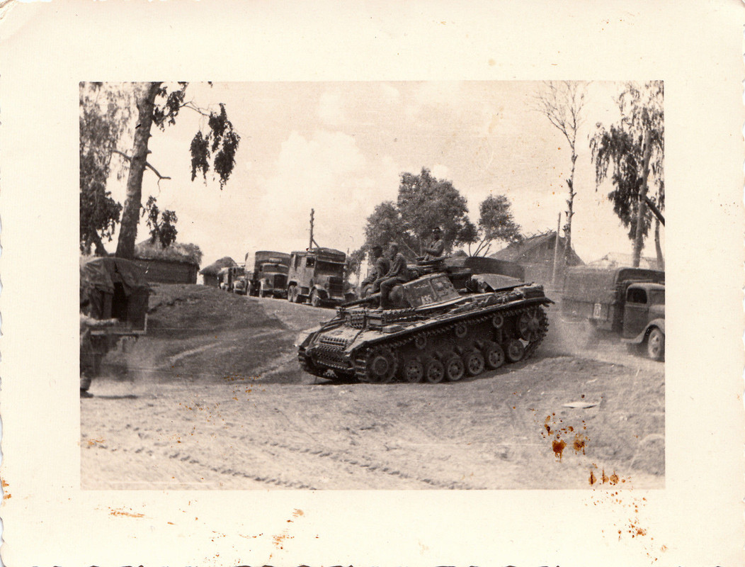 Wehrmacht Rußland deutscher Panzer III Turmnumme