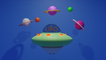 Design Profitable 3d Ufo Nft For Metaverse And Nft Markets