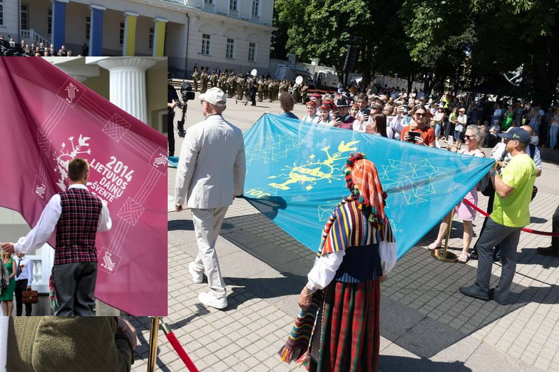 Pakeistos Lietuvos dainų šventės vėliavos spalvos reiškia nuosmukį ir chaosą?