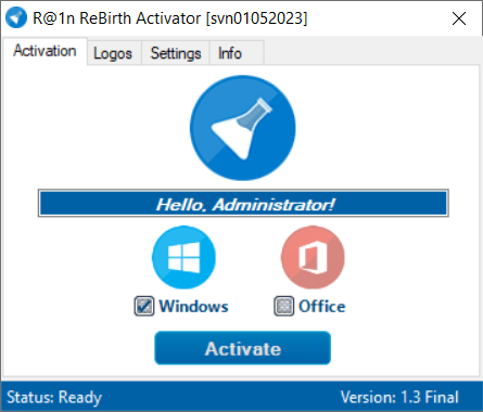 R@1n ReBirth Activator 1.7 Final Multilingual