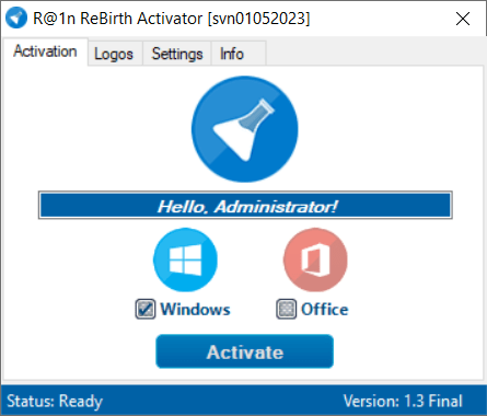 R@1n ReBirth Activator 1.5 Final Multilingual