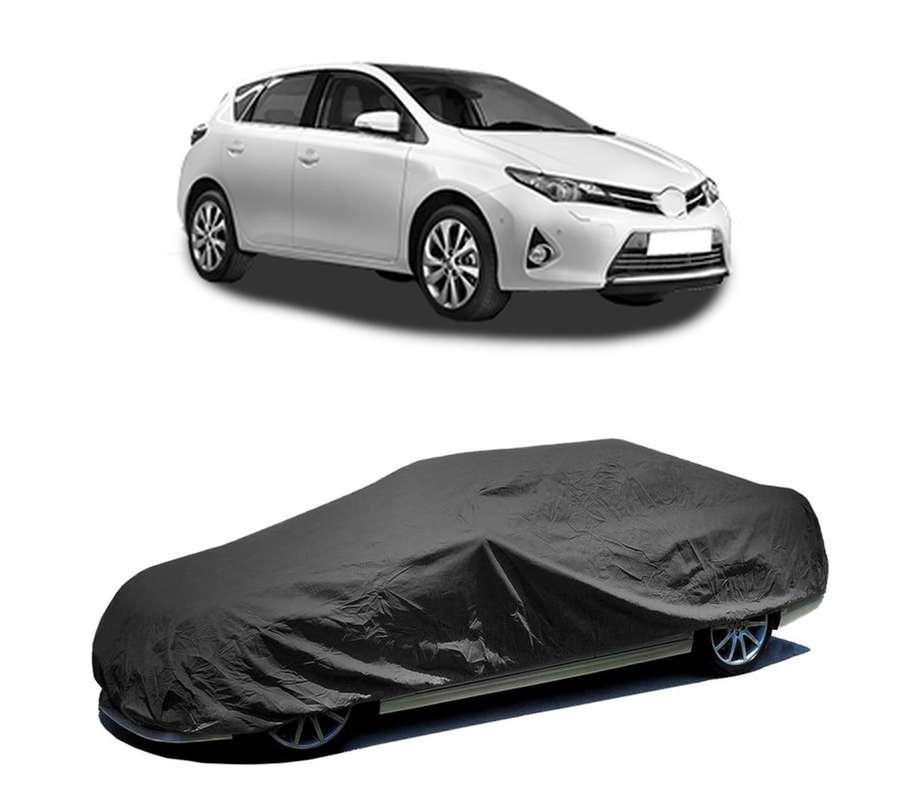 Husa tip prelata auto pentru TOYOTA AURIS (_E18_) 2012 - 2018,culoare negru, material textil impermeabil, rezistanta la intemperii praf UV, CARPASSION Husa Protectie