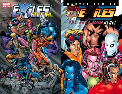 Exiles Vol.1 #1-100 Annual + Special (2001-2008) Complete