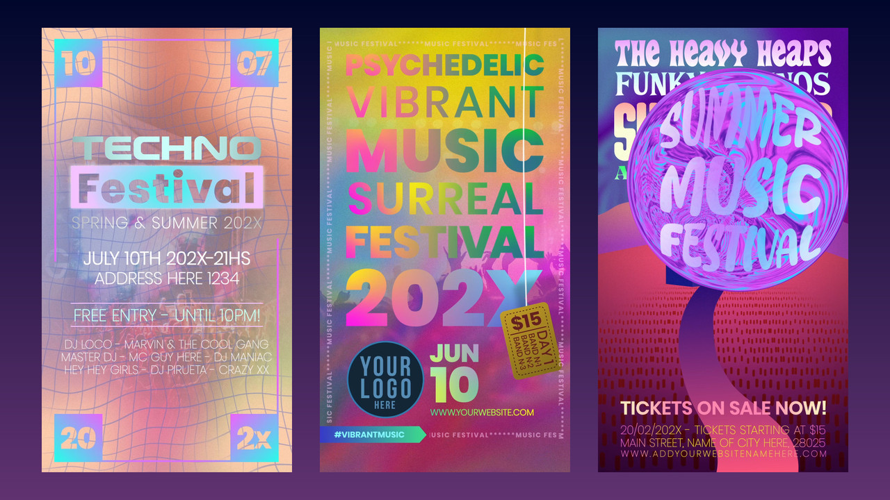 Neon Gradient Stories - 1