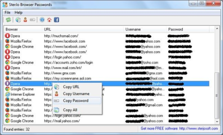 SterJo Browser Passwords 1.5