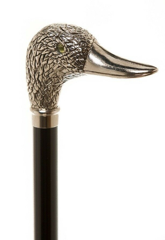 MALLARD DUCK WALKING STICK CANES MADE IN ITALY MALLARD CANE