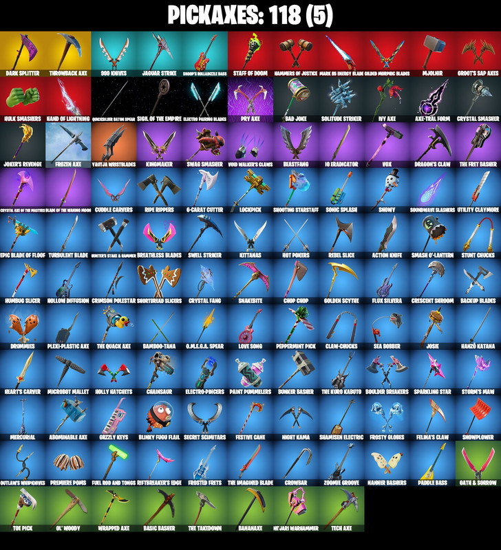 pickaxes comp