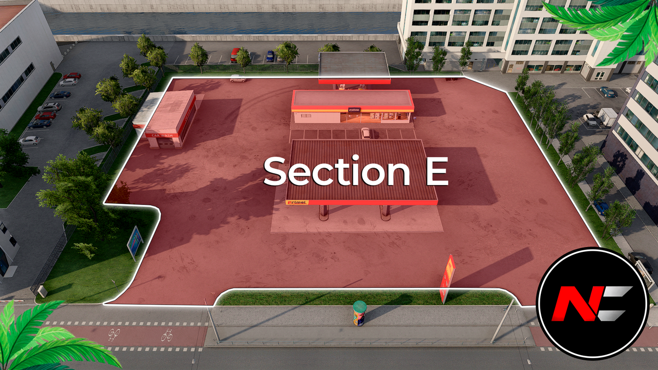 Section E | Gas Station (Near SanBuilders)