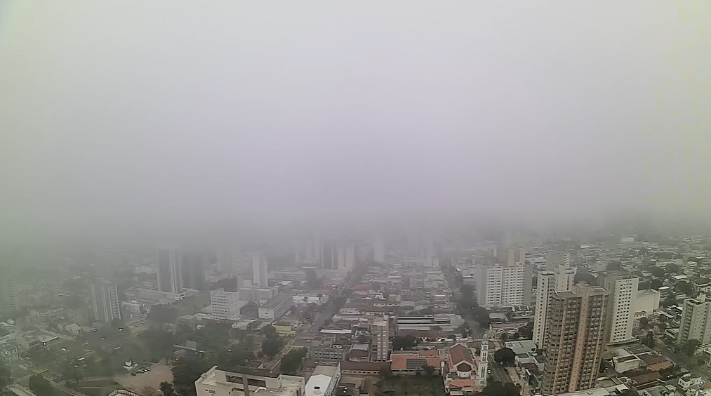Campo Grande nesta manhã de terça-feira