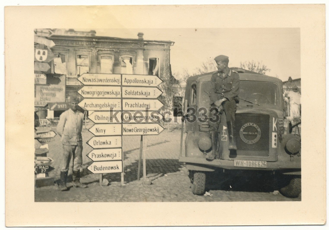 Foto Klöckner Deutz LKW Heeresgruppe Kleist Schi