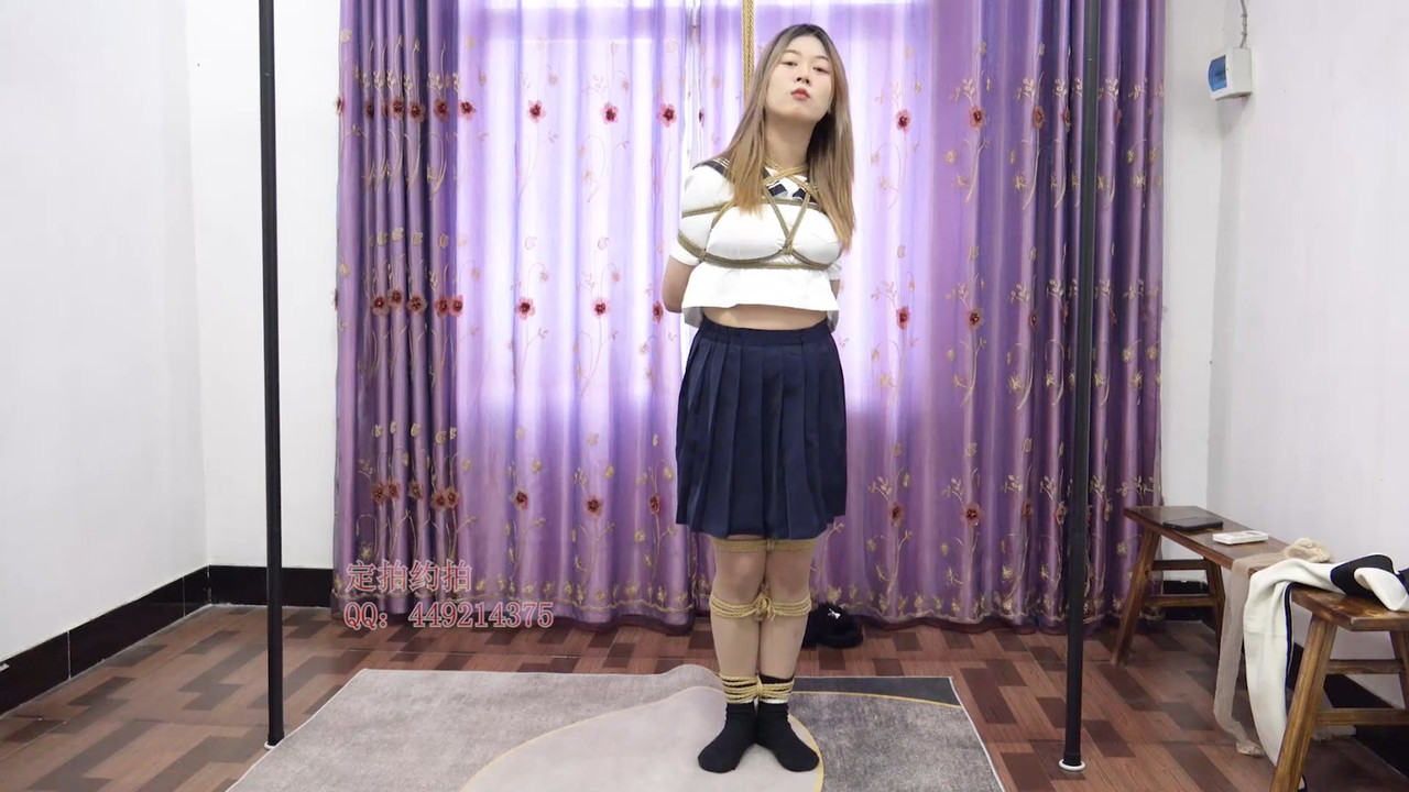 子衿原创 冰冰水手服日式捆绑口枷放置.mp4_20221220_090659.256