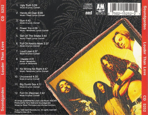 30 years ago today Soundgarden released Louder Than Love | Steve