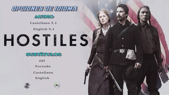 2 - Hostiles [Estreno 2019] [BDVD9] [Pal] [Cast/Ing] [Sub:Varios] [2017] [Western]