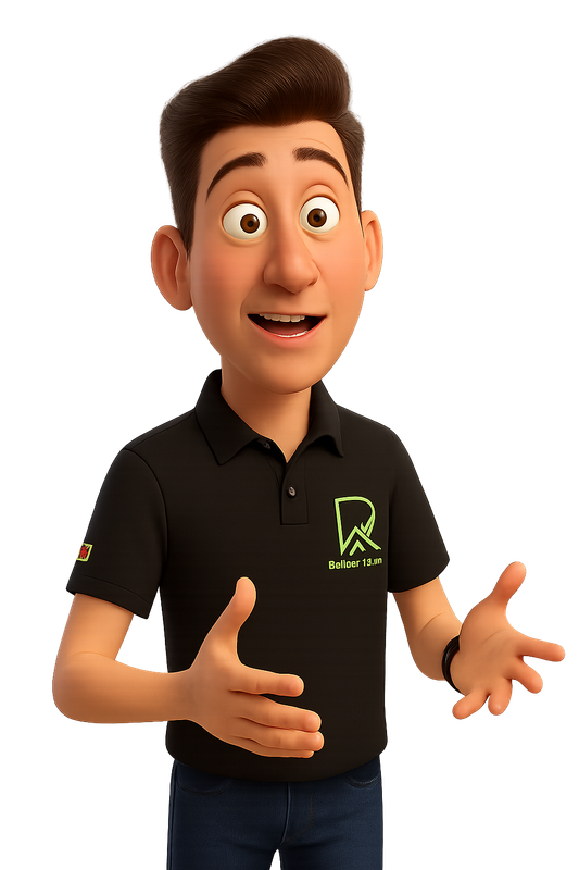 Foto do Jean, nosso técnico responsável, em estilo Pixar.