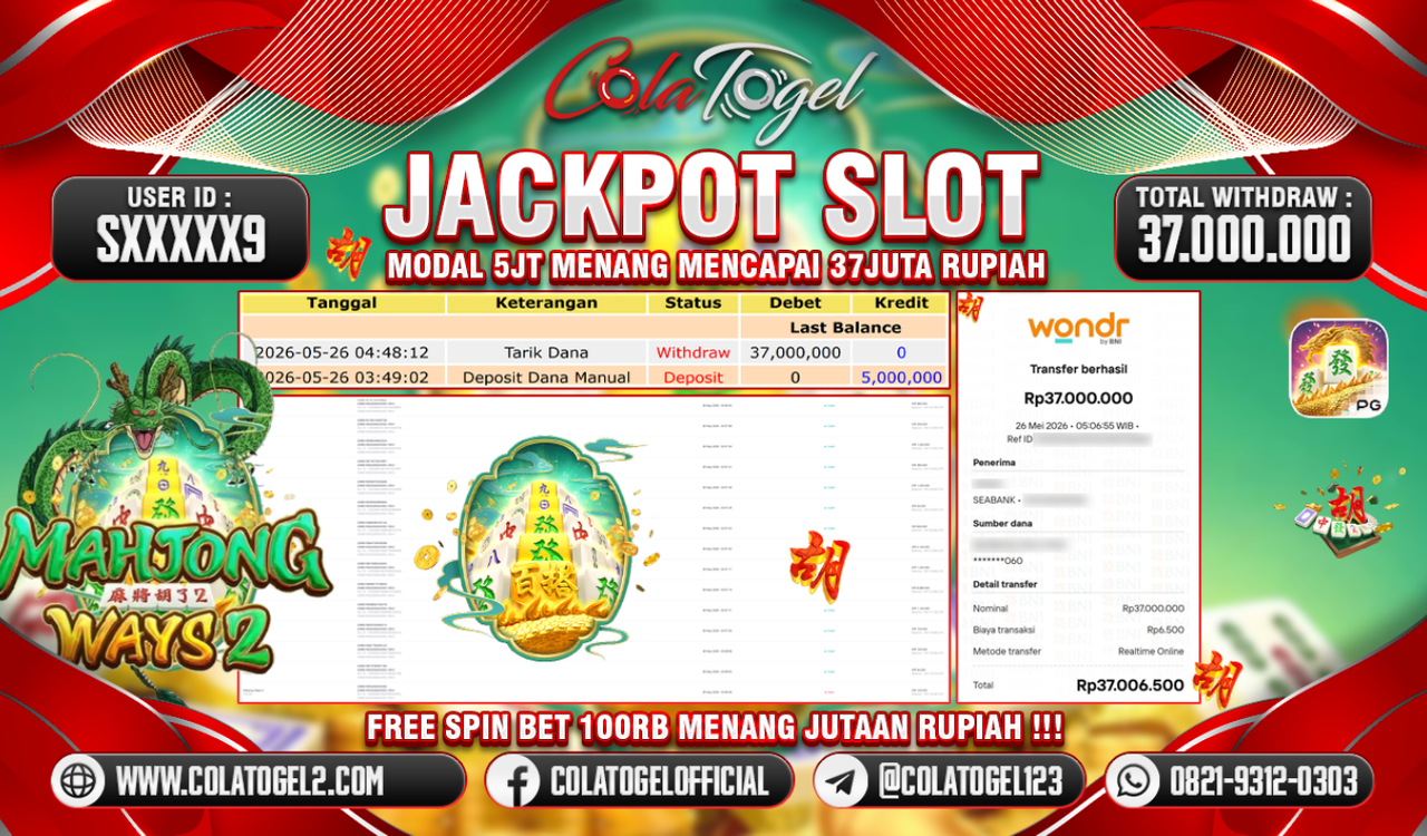JACKPOT SLOT GACOR!!