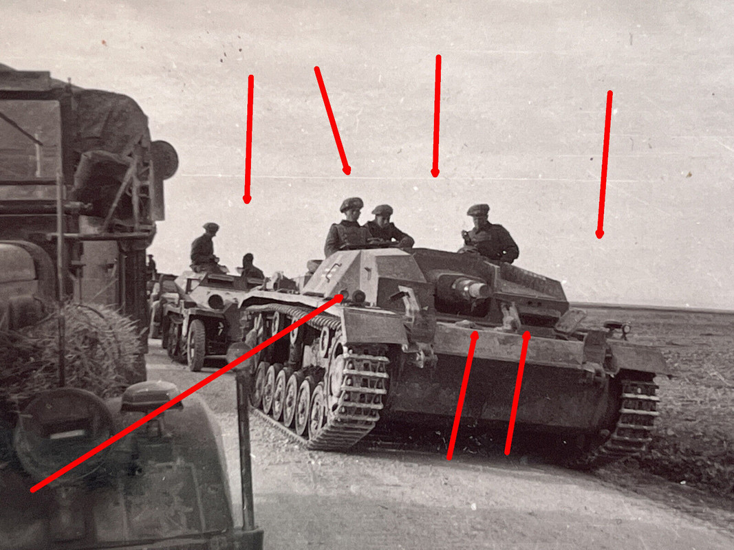 Foto Griechenland, deutsche Wehrmacht rollt.....Sturmgeschütz, Stug1