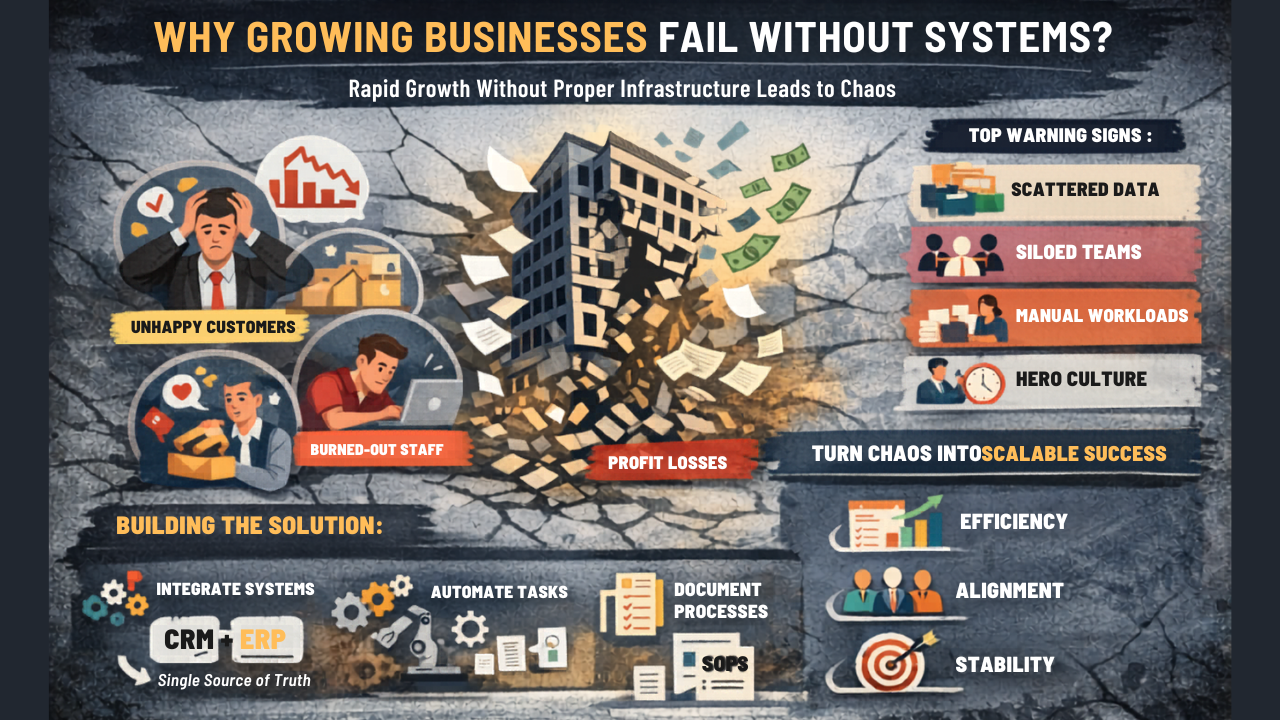 Why Growing Businesses Fail without Systems?
