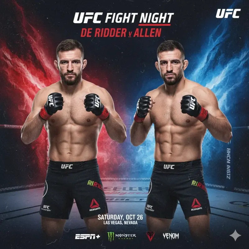 UFC Fight Night: De Ridder vs Allen