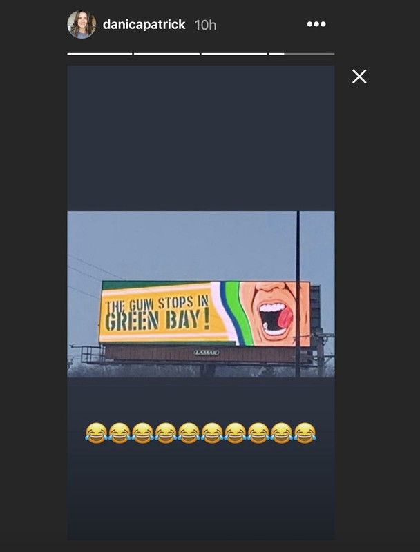 Danica Patrick Posts Bold Photo After Packers Win 1