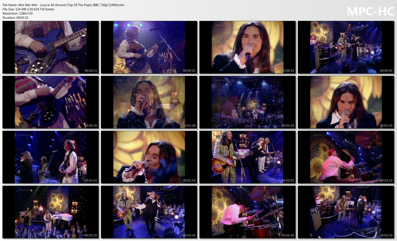 Wet Wet Wet - Love Is All Around (Top Of The Pops) (BBC HD 720p) [21.07.1994]