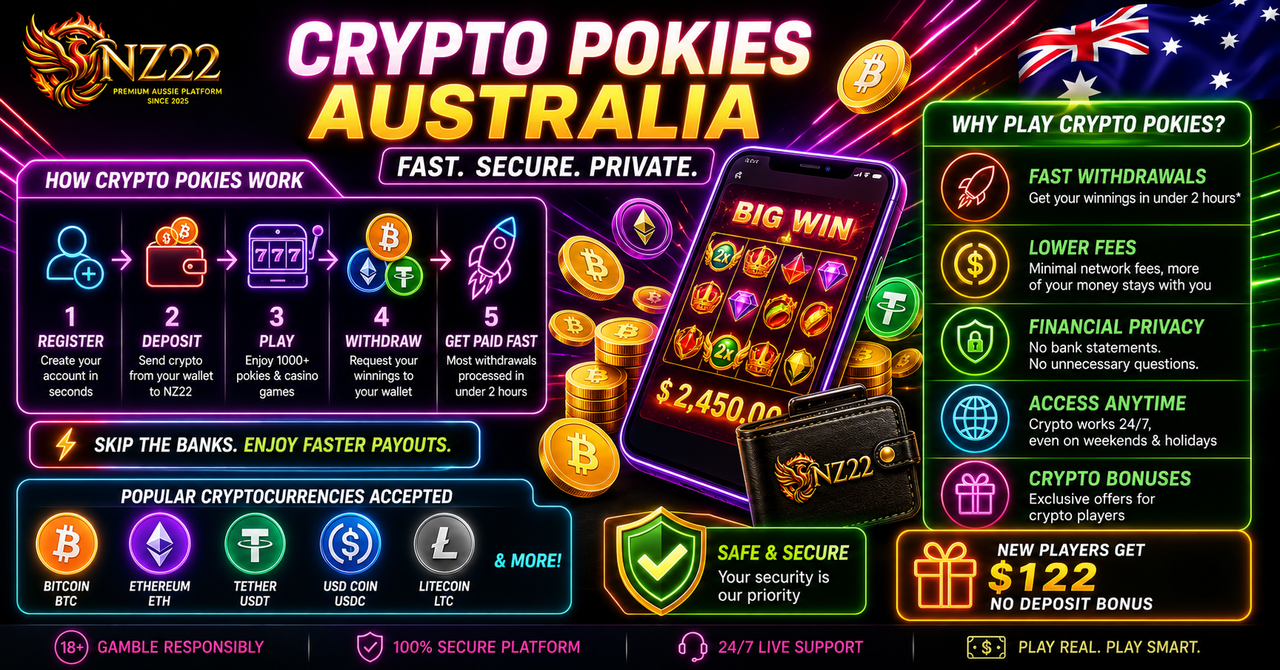 crypto pokies Australia
