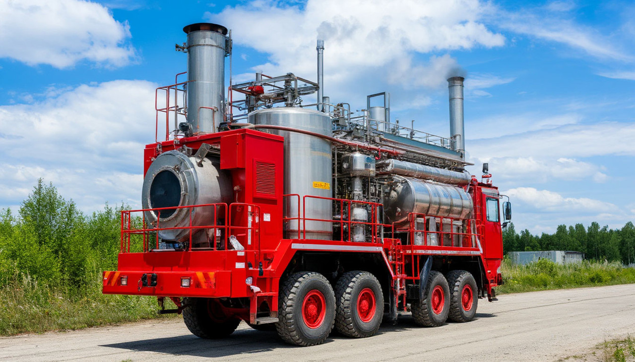 мобильная паровая установка
