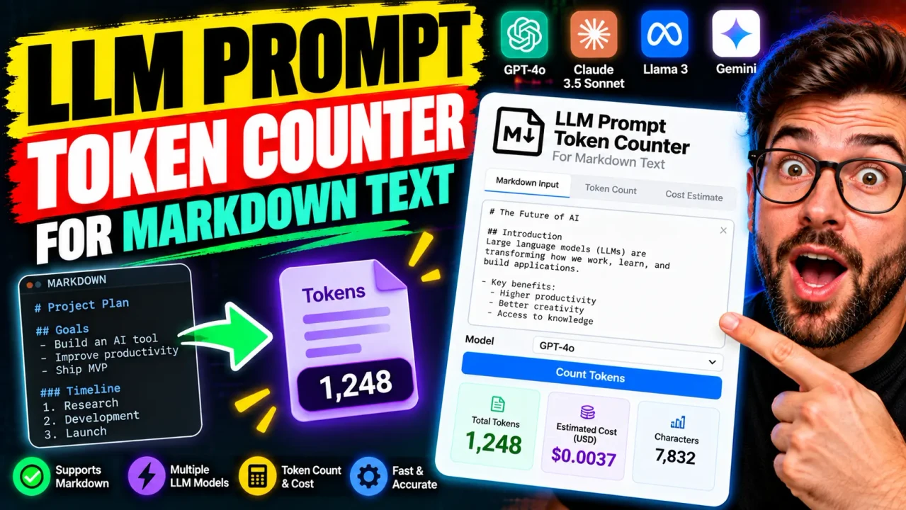 Llm Prompt Token Counter For Markdown Text