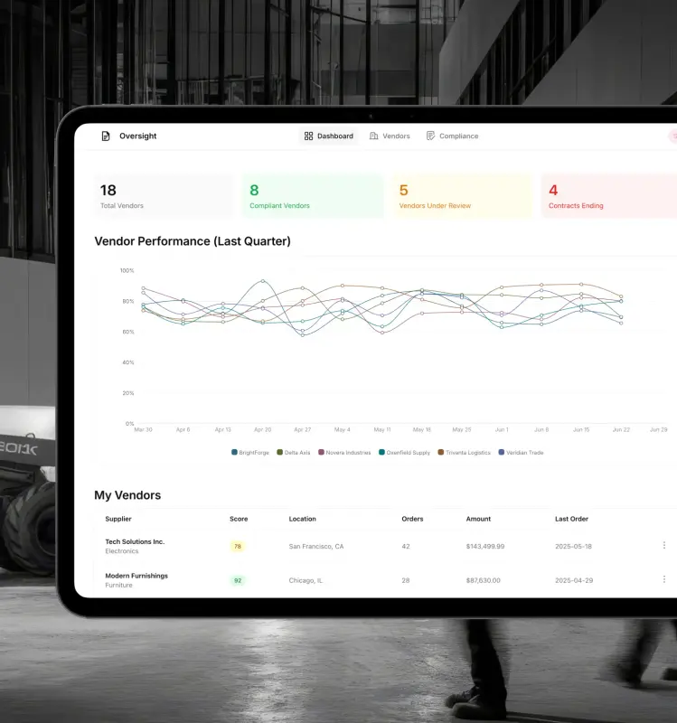 Mobile operations app for field teams with inventory and task management features