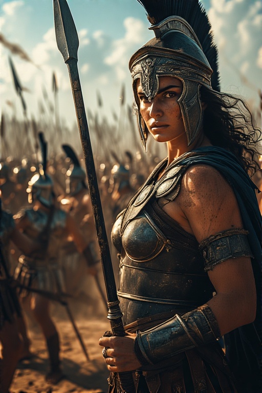 Greek-Warrior-Female-Spears-Sw-24