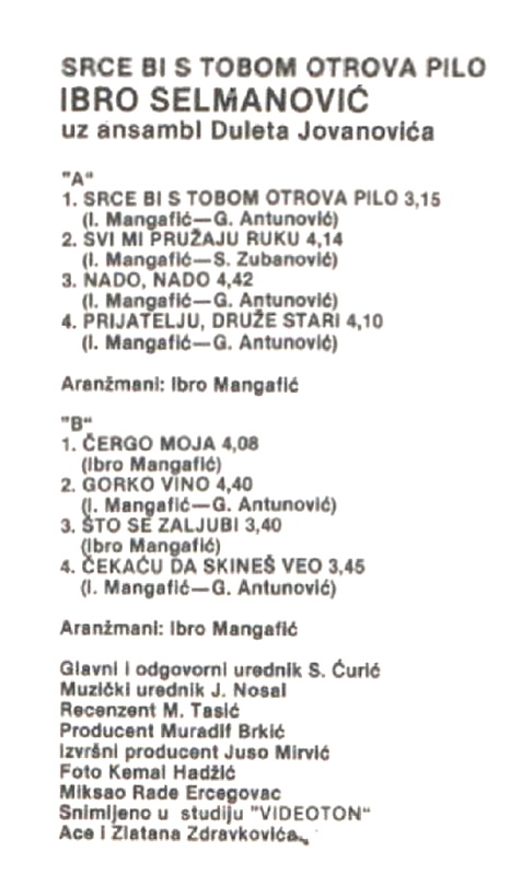 Ibro Selmanovic 1987 kz