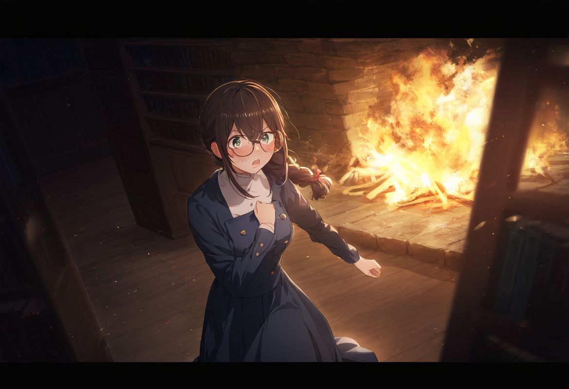 1girl, sagisawa fumika, artistcg, depth of field, shiny skin, blush,running, Ext s-3691462391