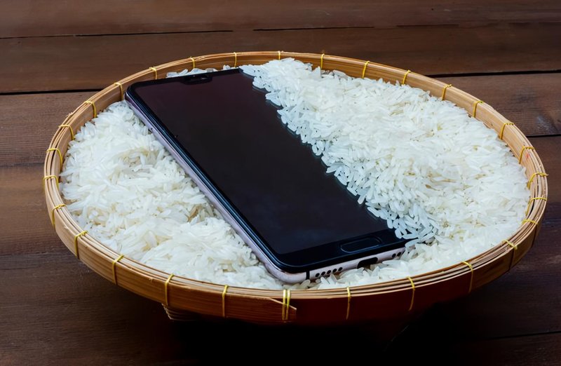 Iphone en arroz