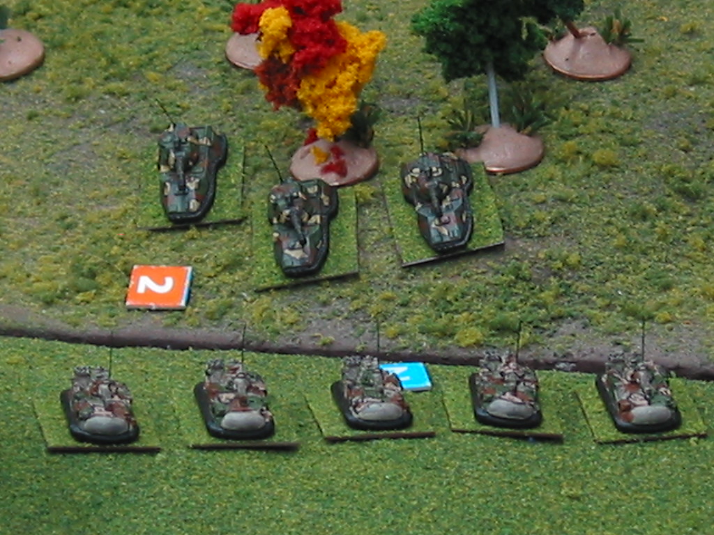 Enemy Tank are Massed