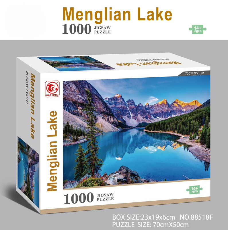 1000 piece Jigsaw Puzzle for Adults - Landscape Cityscape Art, Premium Quality Paper Cardboard, 70x50cm Finished Size, Stress Relief Brain Game Gift for Ages 14+ 【Meng Lianla】