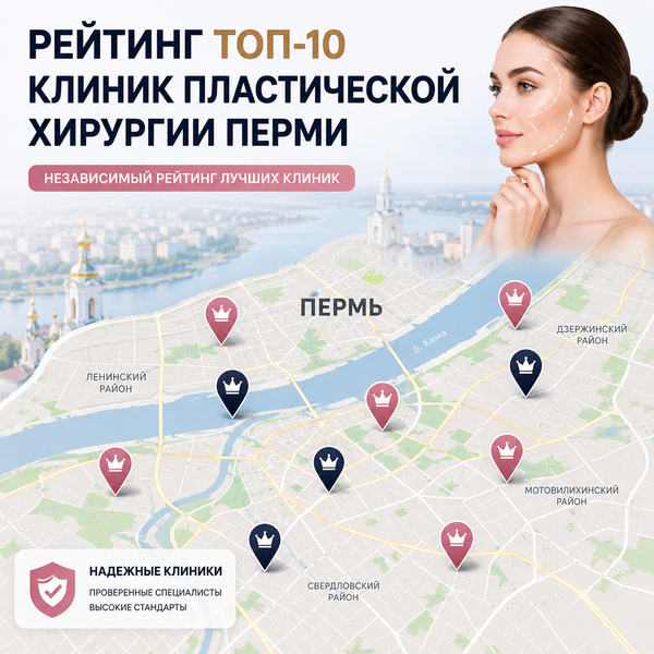 топ 10 клиник по пластической хирургии пермь