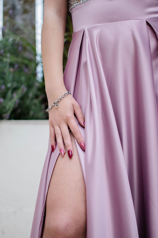 Detalle del corset bordado del Vestido Isabella